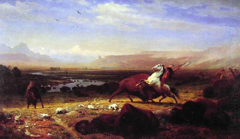 Albert Bierstadt The Last of the Buffalo china oil painting image